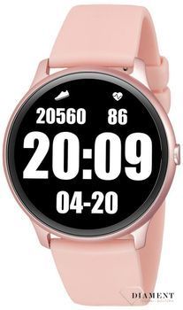 Smartwatch damski na różowym pasku 'Sport na różowo' RNCE61RIBX05AX (2).jpg
